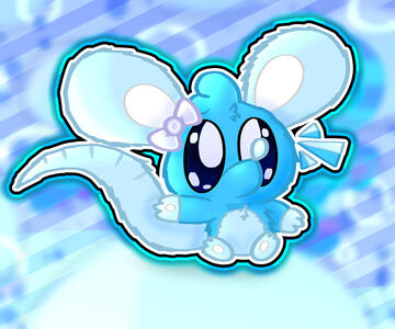 Cute bubble rat